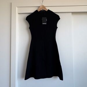 Hyein Seo Black Qipao Mini Dress